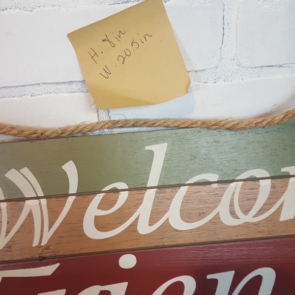 Fall welcome friends sign - Picture 2 of 2